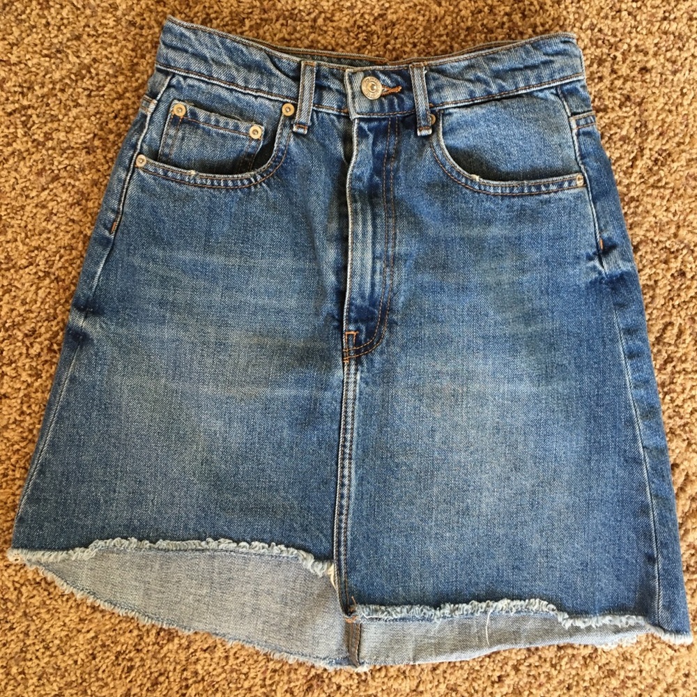 ZARA Denim Skirt | US XS